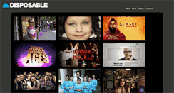 Desktop Screenshot of disposabletelevision.com